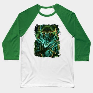 Green God Baseball T-Shirt